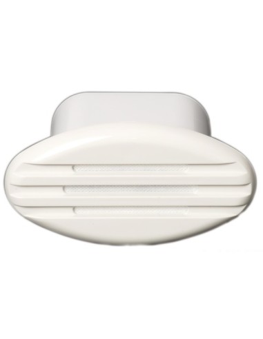 Tromba con incasso rettangolare 12V a scomparsa - Avvisatori acustici per barca - tromba in ABS bianco da incasso 