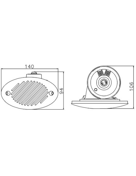 Fiamm built-in horn - SAFETY - 2110001