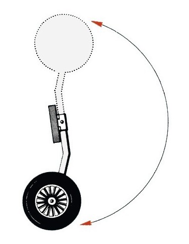 Couple stern wheels folding to beach rubber boats - Boat trailer and wheels - O0826062