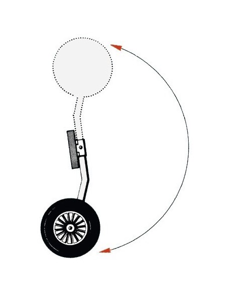 Coppia ruote di alaggio ribaltabili mod. «Mini» - Carrelli e rulli d'alaggio - O0826062