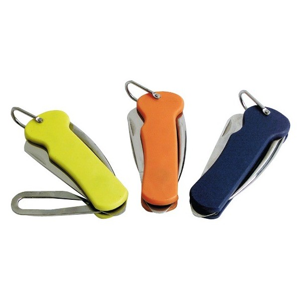 Sail knife with plastic grip, made of stainless steel - DECK EQUIPMENTS - 1028511