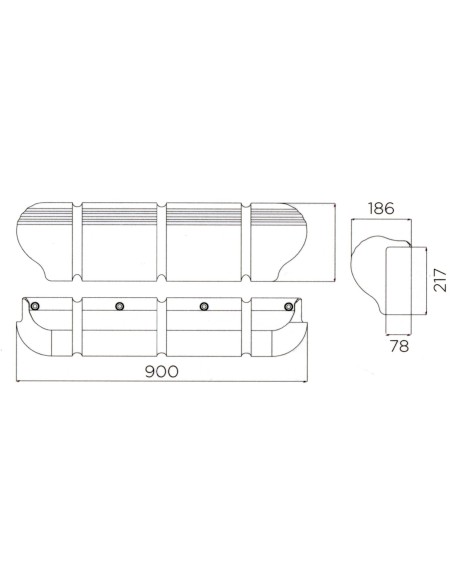 Wharf protection made of solid injection moulded soft EVA - Anchorage and Docking - 3351904
