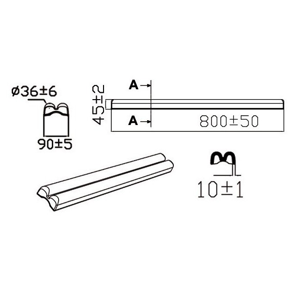Wharf protection made of solid injection moulded soft EVA - Anchorage and Docking - 3351902 2
