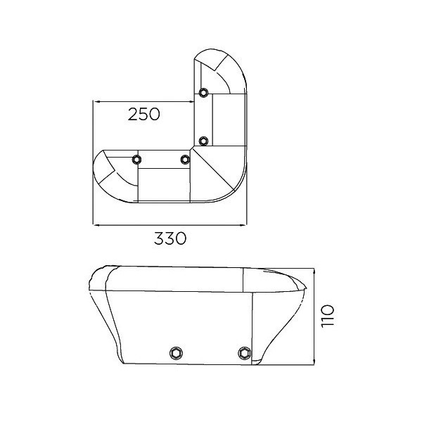 Protezione per pontili/banchine BEND FENDER - Ancoraggio e Ormeggio - 3351908 2