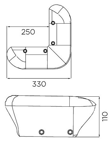 Wharf protection made of solid injection moulded soft EVA - Anchorage and Docking - 3351908