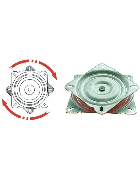 Base girevole frizionata per sedili - COMFORT &amp; ARREDO 4864800