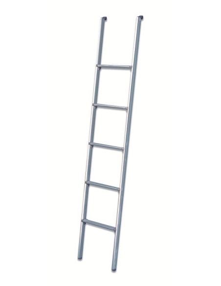 SCALETTA 4 GRADINI IN ALLUMINIO ATTACCHI A PARETE H 110