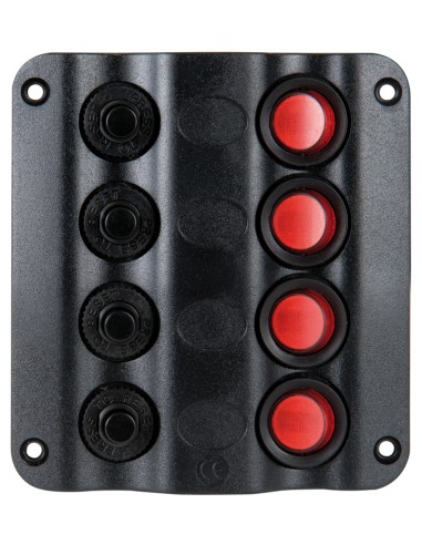 Pannello elettrico 4 interruttori - 14.104.01 - 
