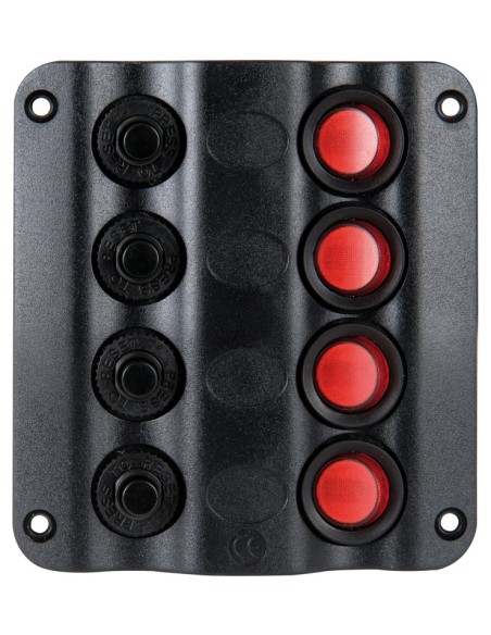 Pannello elettrico 4 interruttori - 14.104.01 - 