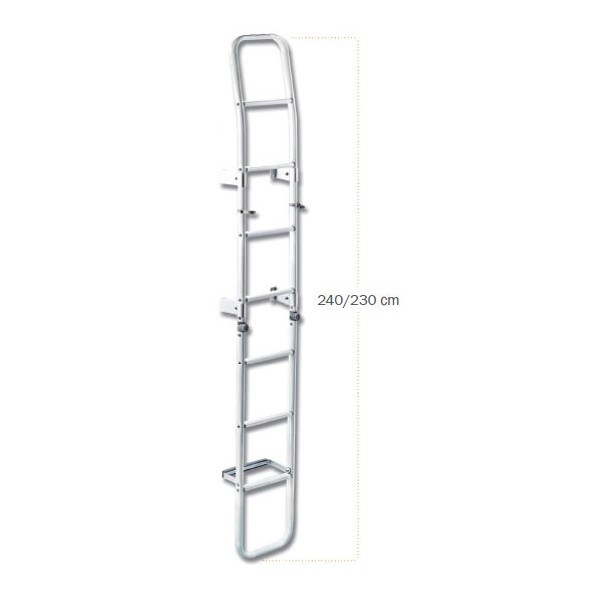 Scala pieghevole 10 gradini serie ovale - ACCESSORI PER ESTERNI - S5600009