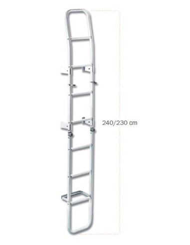 Foldind ladders 10 steps «Oval series» - Exterior accessories - S5600009