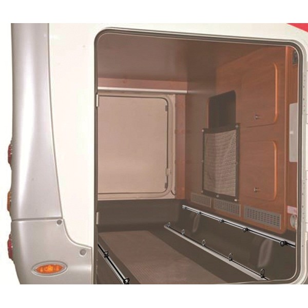 Coppia barre fermabici con occhioli regolabili - ACCESSORI PER ESTERNI - 0035020