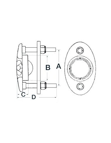 Aggancio per corda sci nautico da incasso - Sci nautico e Wakeboard - 6421500