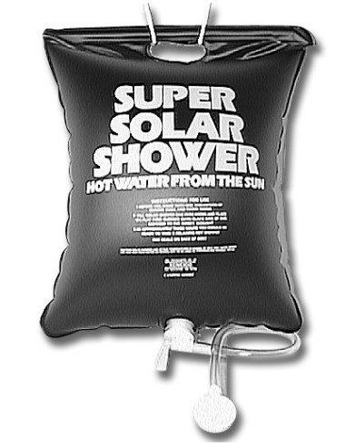 Solar sun shower made of special Pvc - Showers and shower boxes - 0120300