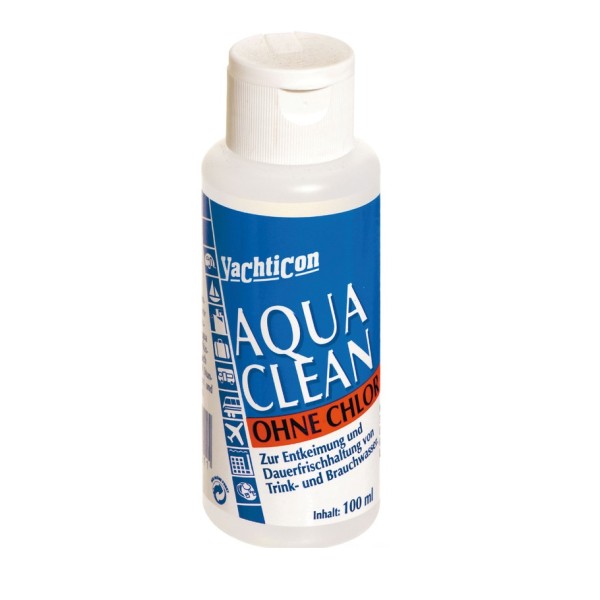 Detergente acqua clean. Detergente per sterilizzare l'acqua nei serbatoi. Detergente senza cloro
