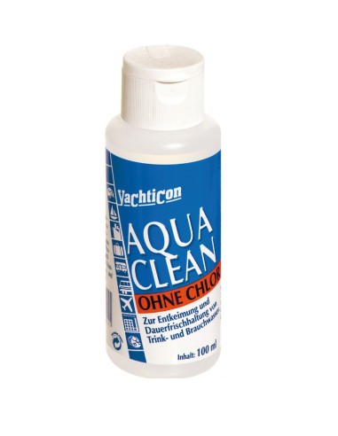 Detergente acqua clean. Detergente per sterilizzare l'acqua nei serbatoi. Detergente senza cloro