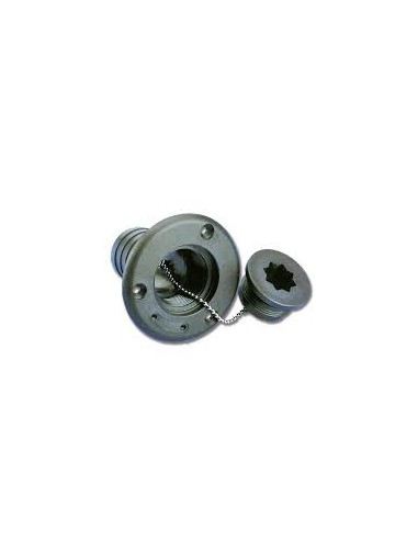Deck plugs water and fuel Ø 38 mm. - DECK EQUIPMENTS - 2833000