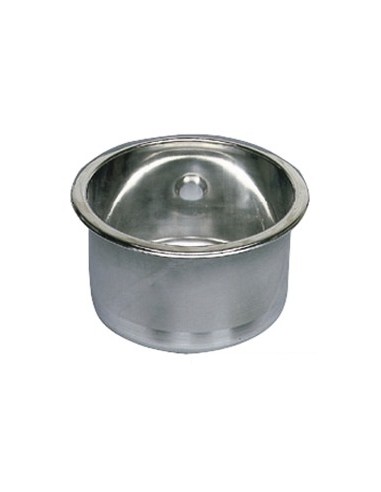 Round stainless steel sink Ø 285 mm -  - 5018735+5018696