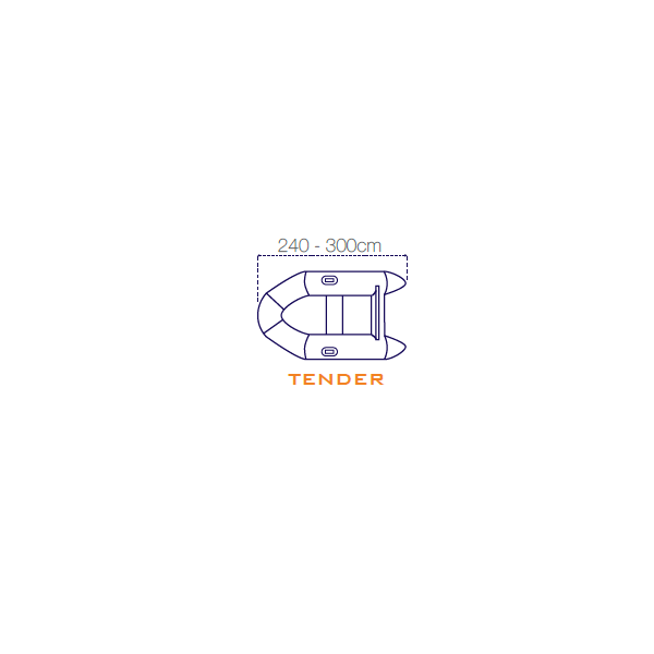 Tender cover 240/300 cm «TENDER» - Inflatables and Accessories - O2224300 2