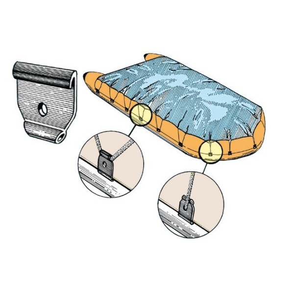 Plastic hooks - 12 PZ -  - 6611100x12