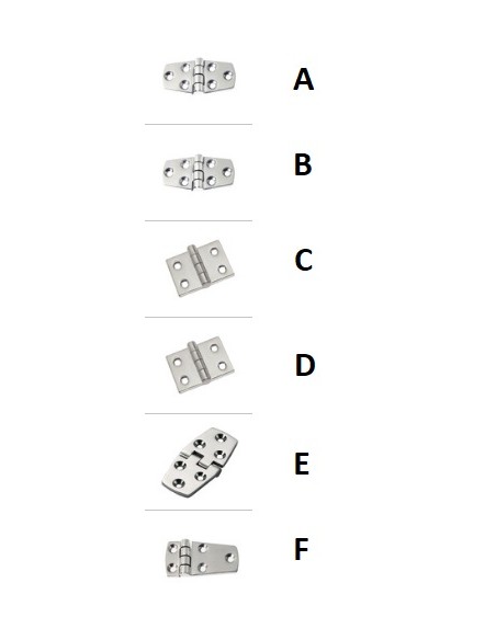 Hinges 5 mm thickness - Ironware - 3828300
