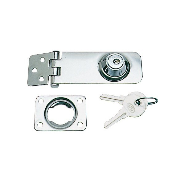 Locking hasp for trunks and hatches - Ironware - 3897800