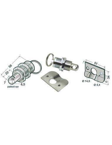 Peak latch - Ironware - 3840550