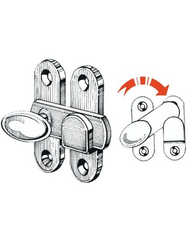 Hollow tile plate doorstop or cabinet doorstop - Ironware - 3814800