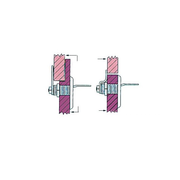 Swivelling lock for portholes and peaks - Ironware - 3897700 2
