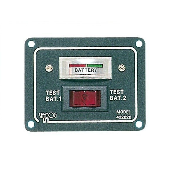 PANEL WITH TESTER FOR 2 BATTERIES