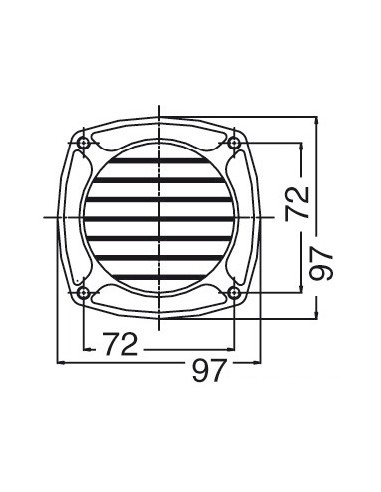 Presa d'aria in Acciaio Inox AISI 316 microfuso e lucidato a specchio - ATTREZZATURE DI COPERTA - 5330180