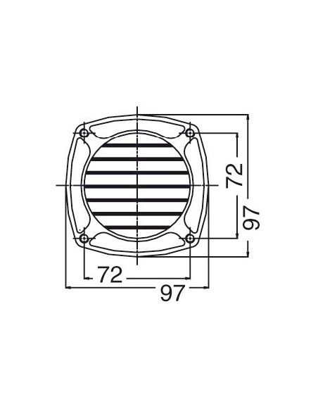 Presa d'aria in Acciaio Inox AISI 316 microfuso e lucidato a specchio - ATTREZZATURE DI COPERTA - 5330180