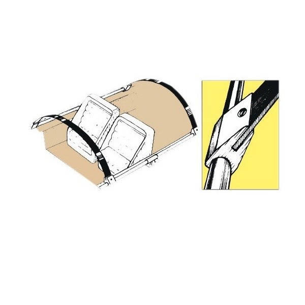 Piastrine supporto telone - ATTREZZATURE DI COPERTA - 4610710 2