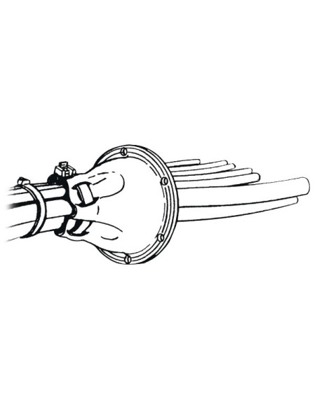 Cuffia conica passacavi in PVC - Motonautica e Acc. Motore - 0340700