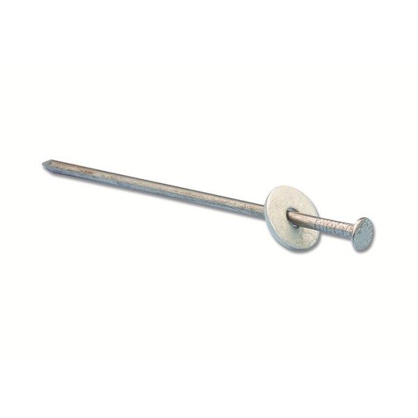 Picchetto a chiodo Ø 7 mm con rondella fermastuoia - ACCESSORI PER ESTERNI - 0720210
