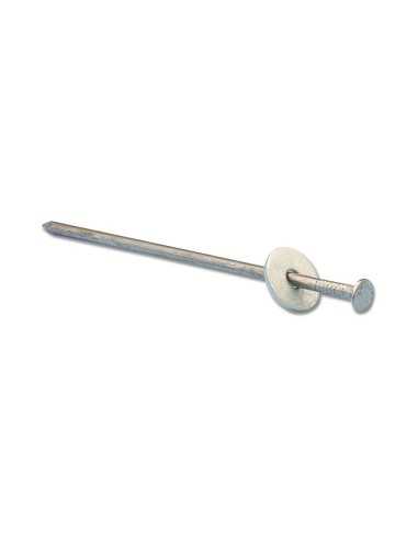 Picchetto a chiodo Ø 7 mm con rondella fermastuoia - ACCESSORI PER ESTERNI - 0720210