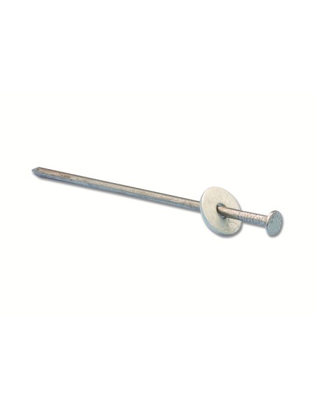 Picchetto a chiodo Ø 7 mm con rondella fermastuoia - ACCESSORI PER ESTERNI - 0720210