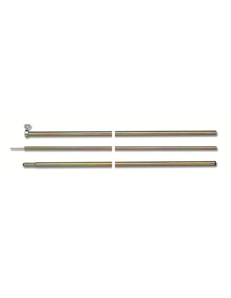 Set of 3 elements of zinc-coated steel poles ø 20 mm - Exterior accessories - 2120140