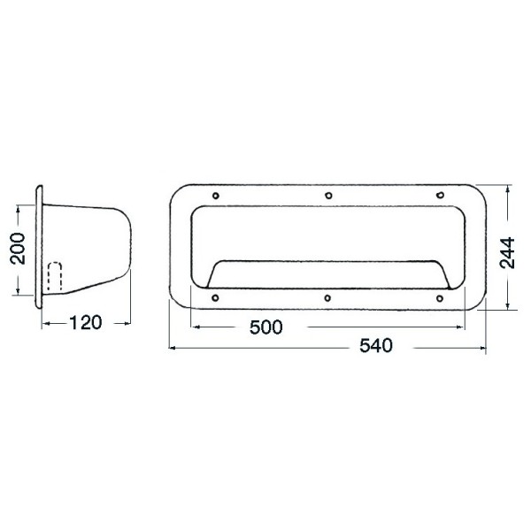 Tasca laterale porta-oggetti in ABS bianco - COMFORT &amp; ARREDO - 2002500 2