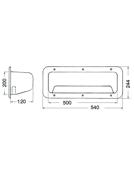 Tasca laterale porta-oggetti in ABS bianco - COMFORT &amp; ARREDO - 2002500