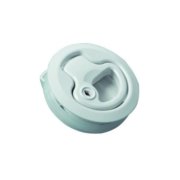 Alzapagliolo in nylon bianco con chiave - Ferramenta Nautica - 3814720
