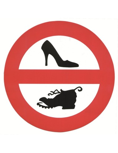 Divieto autoadesivo NO WALKING - COMFORT &amp; ARREDO - 0700010