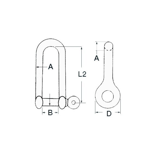 Long shackle - Ironware - 0832304 2