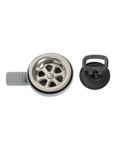 Piletta con scarico laterale a 90° - IMPIANTI CAMPER - 5018696