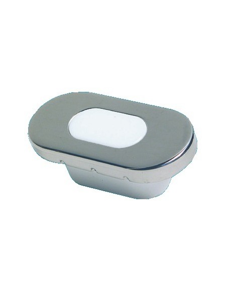 Luce di cortesia con frontalino in acciaio inox - Illuminazione - 1317801