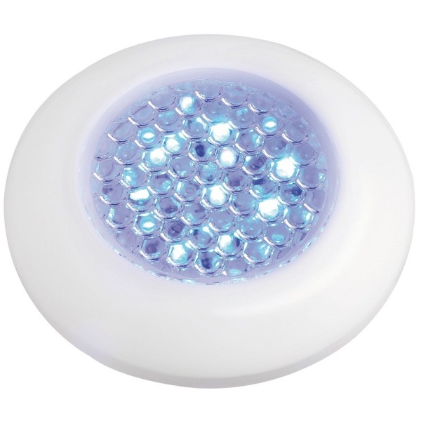 Luce di cortesia LED stagna in ABS bianco - Illuminazione - 1317901