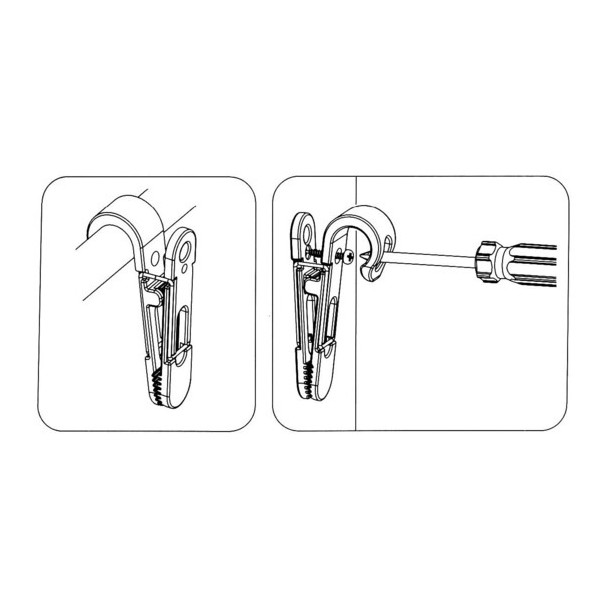 Fixing clip for various objects - COMFORT ON BOARD - 3435800 2