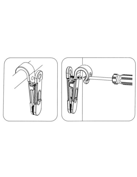 Clip per fissaggio oggetti vari - COMFORT &amp; ARREDO - 3435800