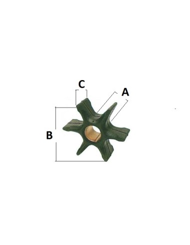 Girante per motori YAMAHA/MARINER - Motonautica e Acc. Motore - 5240004