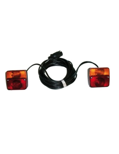 Kit luci posteriori per carrelli - Fanali, cavi, prese e spine - 0202310